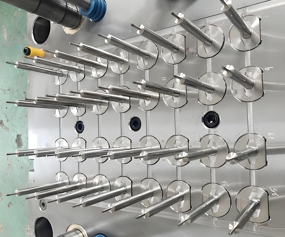 White ceramic CNC milling prototype part for electronic applications