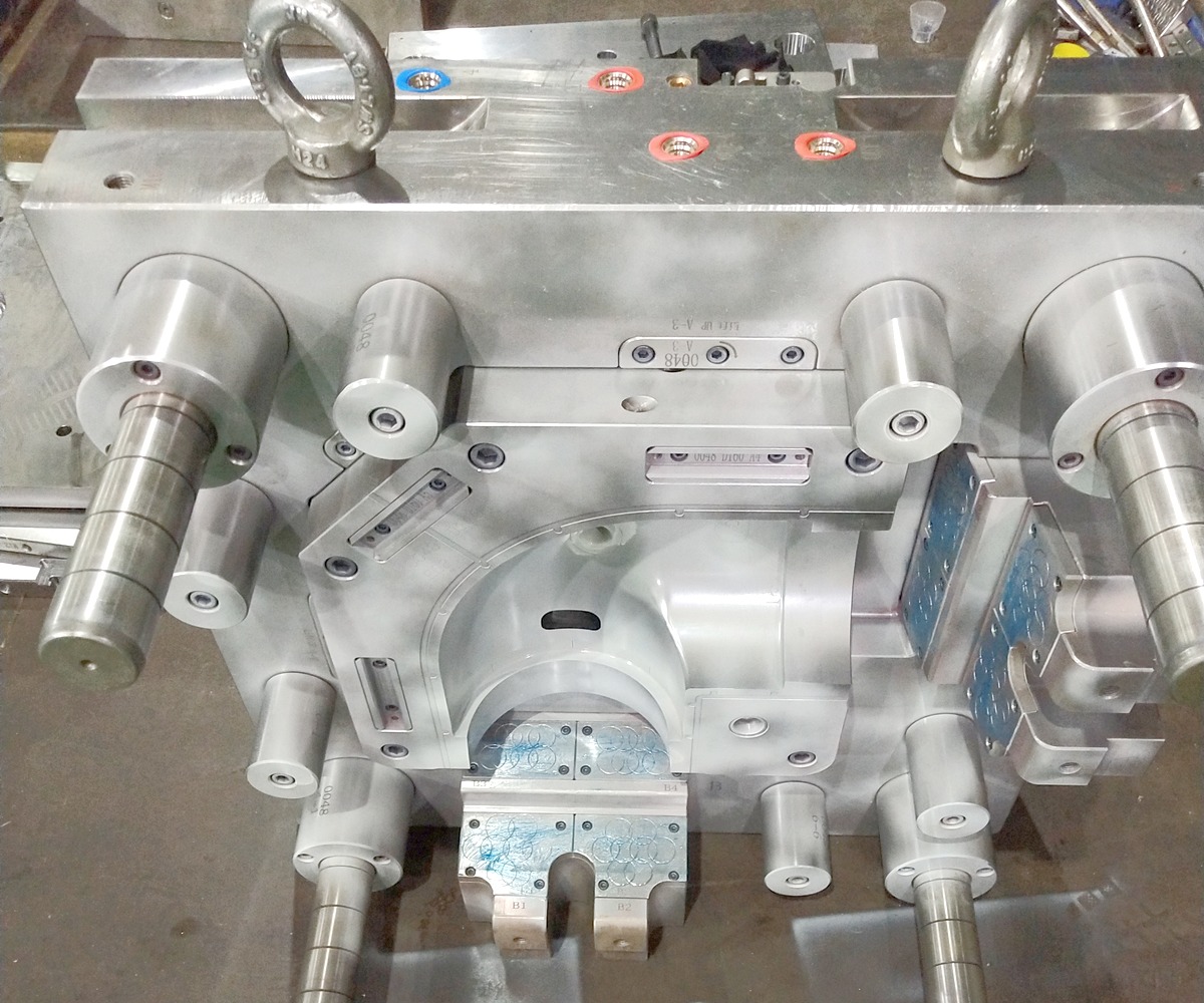 White ceramic CNC milling prototype part for electronic applications